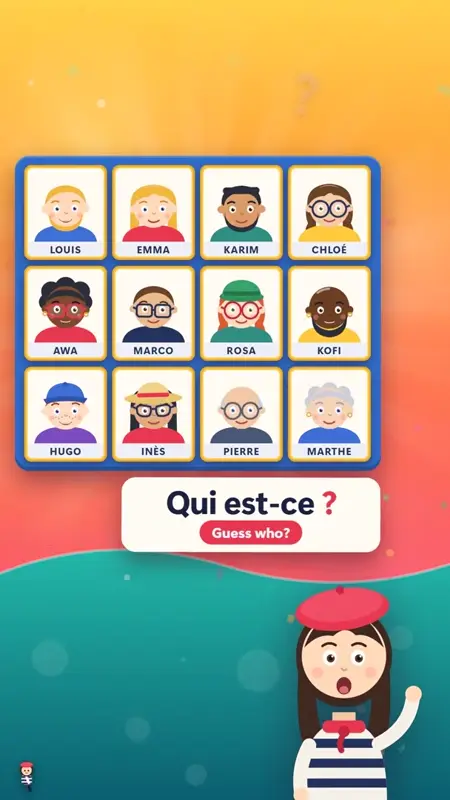 Qui est-ce ? Describing people