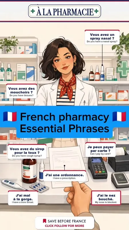 French pharmacy phrases