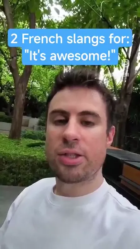 French slang for 'awesome'