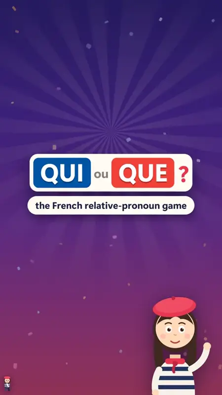 Qui or que in French?