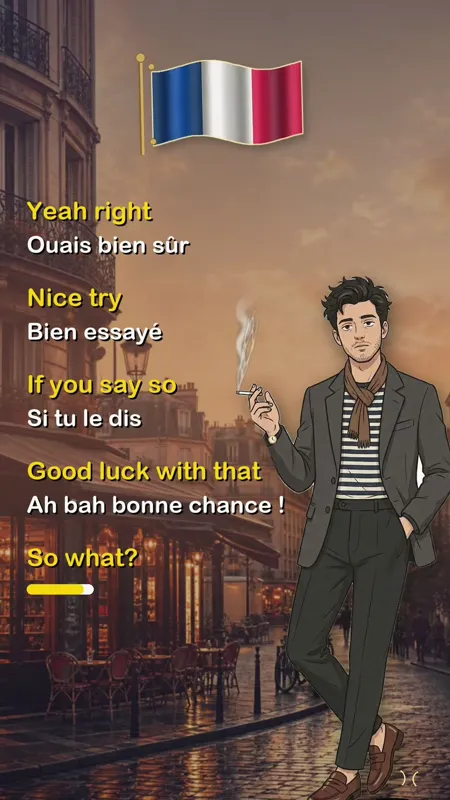 5 sarcastic French comebacks