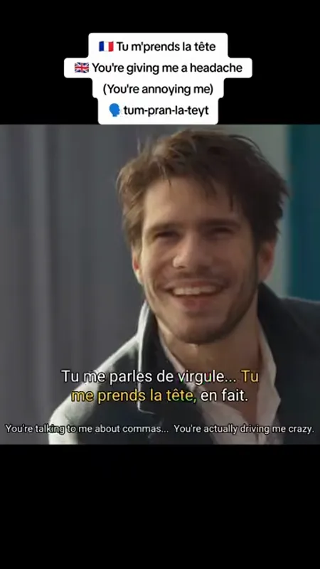 Tu me prends la tête